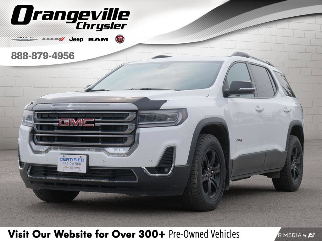 2020 GMC Acadia AT4AT4, AWD, V6, NAV, ROOF, HTD LEATHER, 1-OWNER!