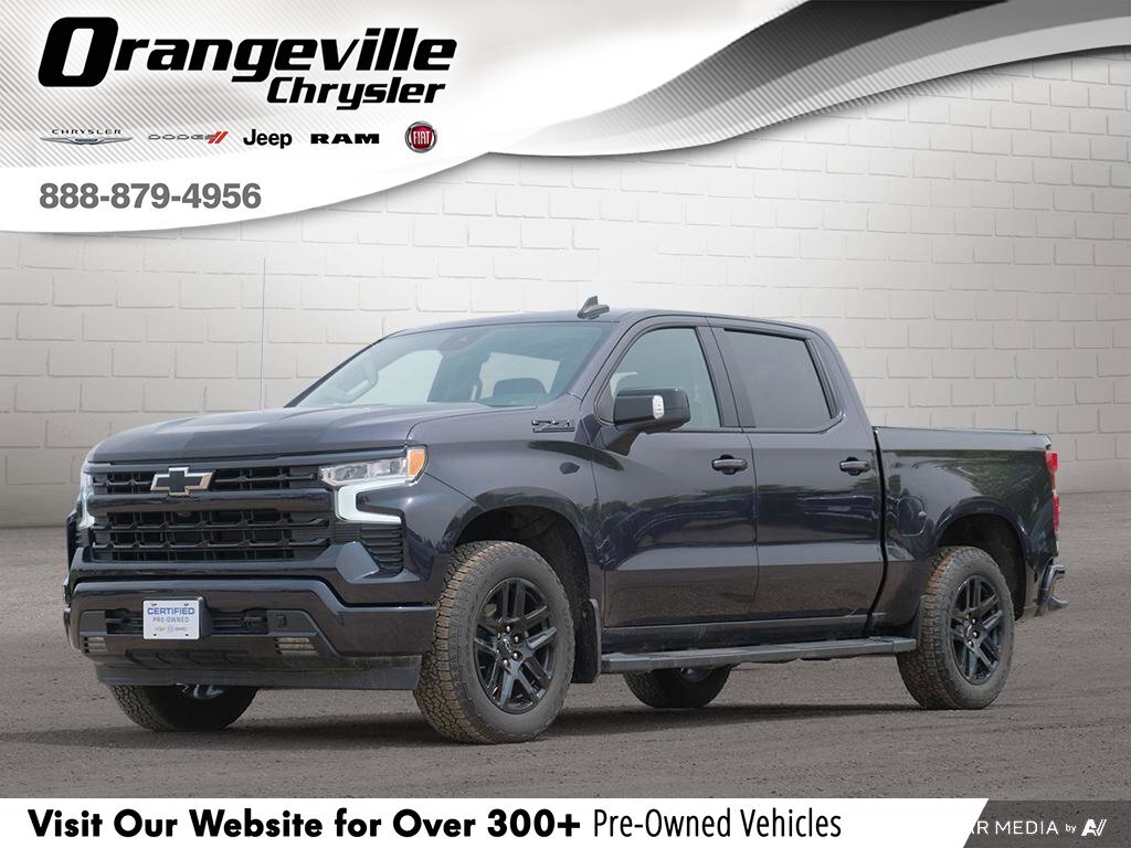2023 Chevrolet Silverado 1500 RSTRST, CREW, 4X4, 5.3L, HEATED LEATHER, ROOF, 1-O