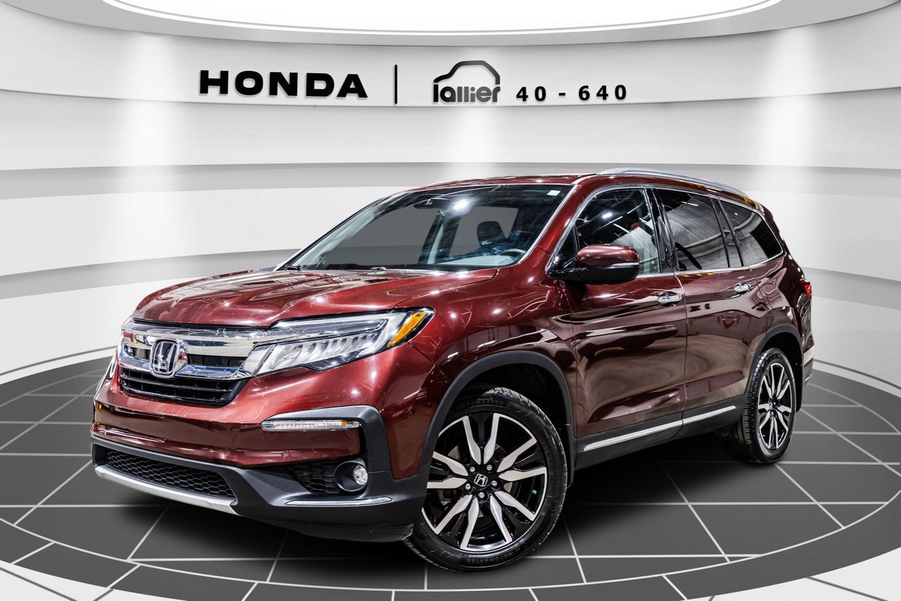 2021 Honda Pilot Touring 7-Passenger JAMAIS ACCIDENTÉ + ATTACHE REM