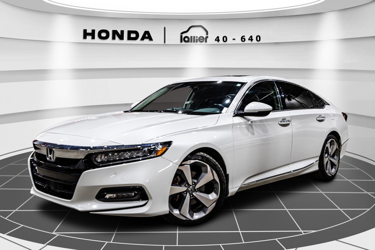 2020 Honda Accord Sedan Touring JAMAIS ACCIDENTÉ + GARANTIE GLOBALE HONDA 