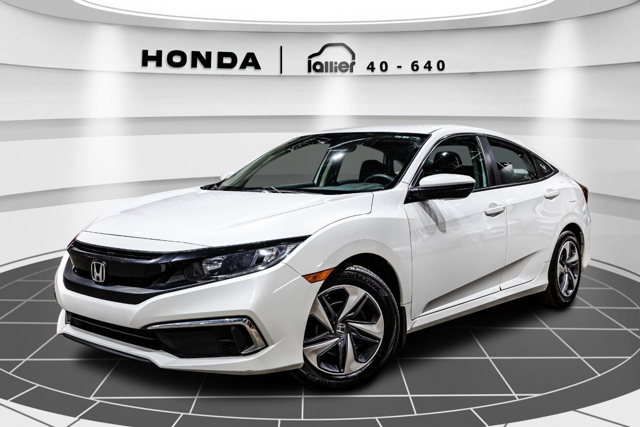 2020 Honda Civic Sedan LX JAMAIS ACCIDENTÉ + UN SEUL PROPRIO + CARPLAY