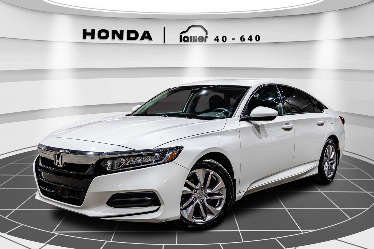 2018 Honda Accord Sedan LX BAS KILO + IMPÉCCABLE + A VOIR!