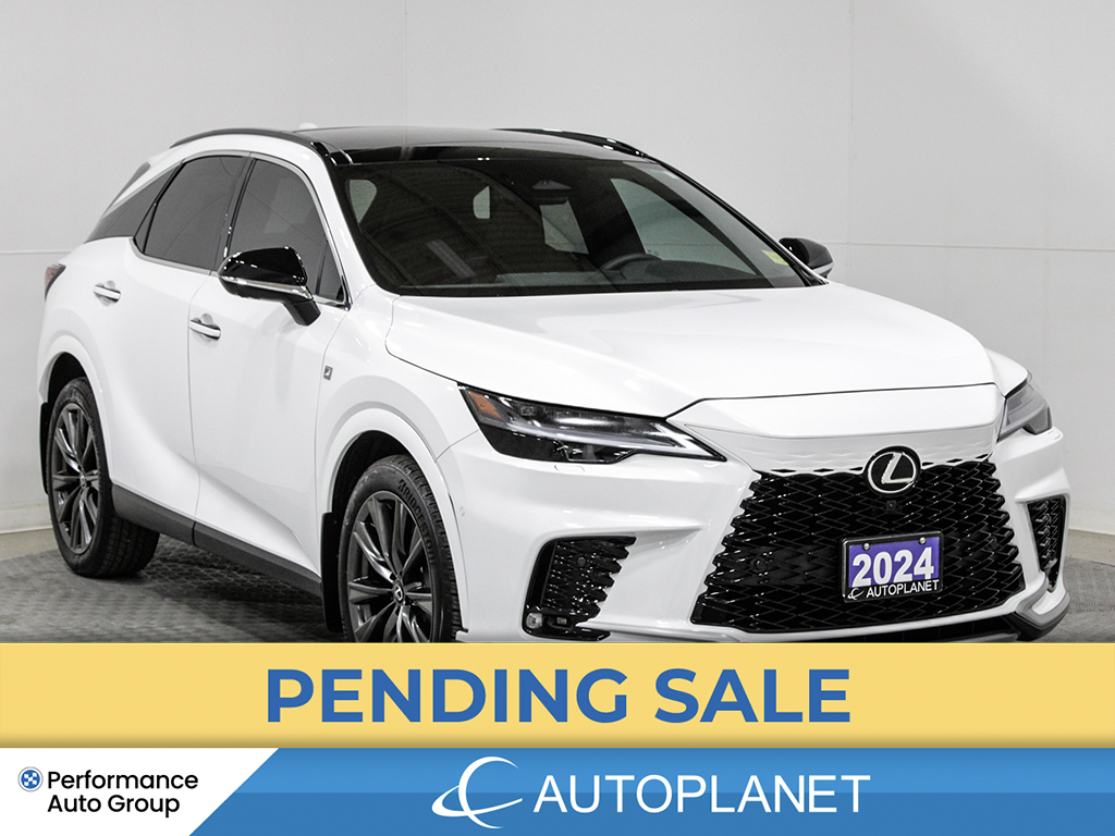 2024 Lexus RX 350 F-Sport 3 AWD, Heads Up Display, Navi, 360 Cam!