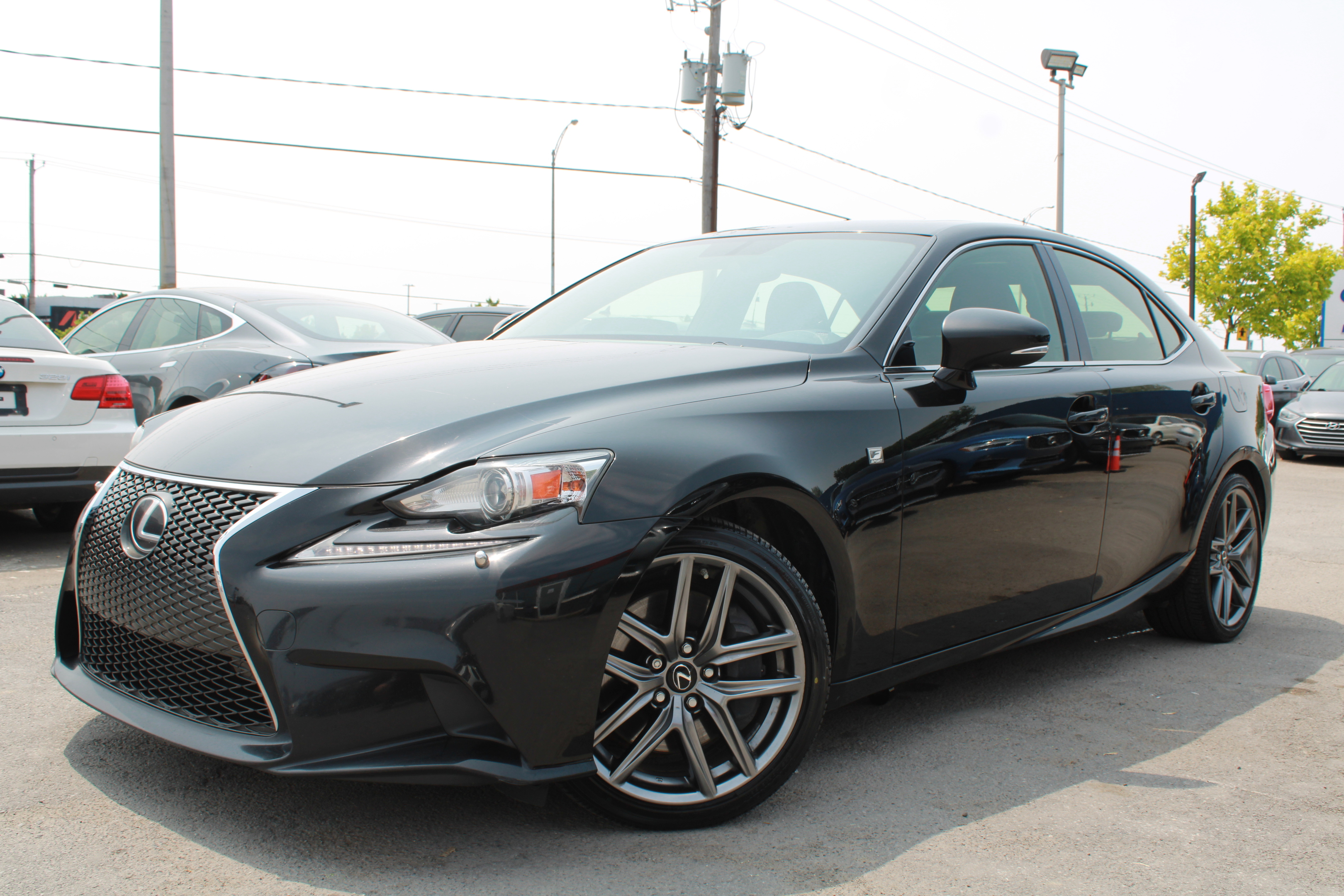 2015 Lexus IS 350 AWD, CUIR ROUGE, MAGS, A/C, NAVIGATION, BLUETOOTH