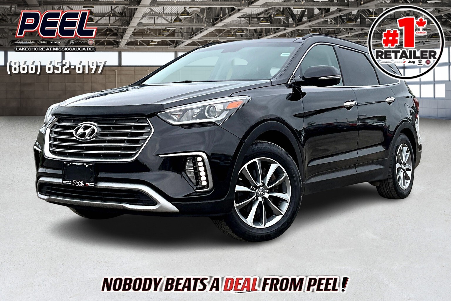 2017 Hyundai Santa Fe XL Luxury | 6Seat | Leather | Sunroof | AWD 