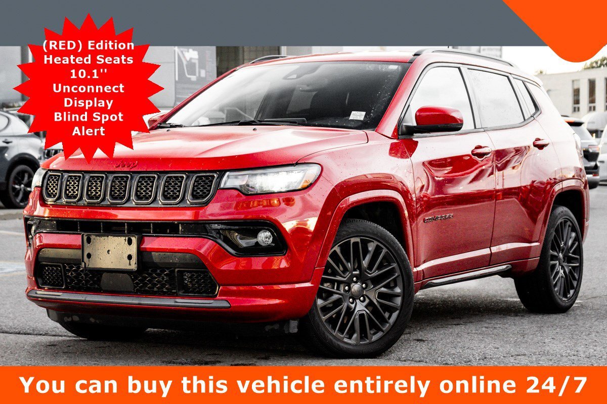2024 Jeep Compass (RED) Edition Heated Seats 10.1'' Screen Blind Spo