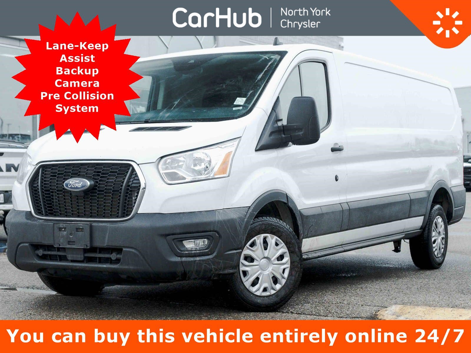 2021 Ford Transit Cargo Van T-250 148'' Low Rf Backup Camera Pre Collision Sys