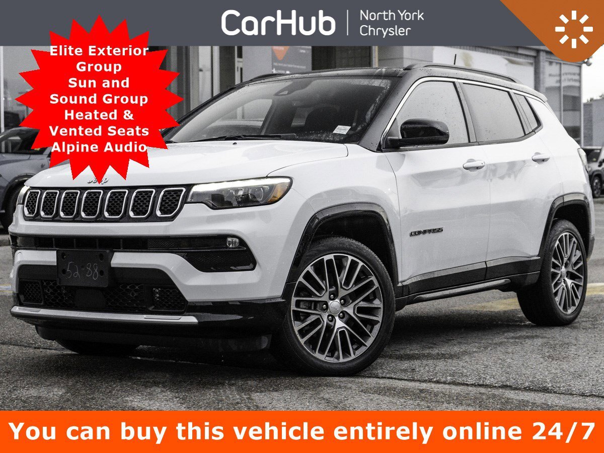 2024 Jeep Compass Limited Elite Exterior Group Sun and Sound Group