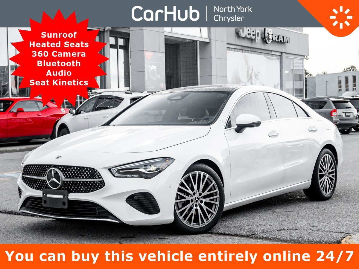 2025 Mercedes-Benz CLA 250 4MATIC Coupe Sunroof Heated Seats 360 Camera