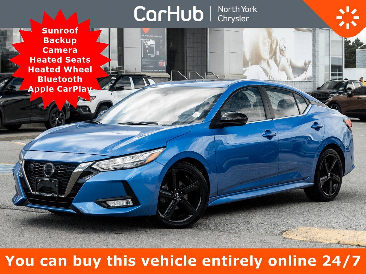 2022 Nissan Sentra SR Sunroof Backup Cam Heated Seats Heated Wheel Bl