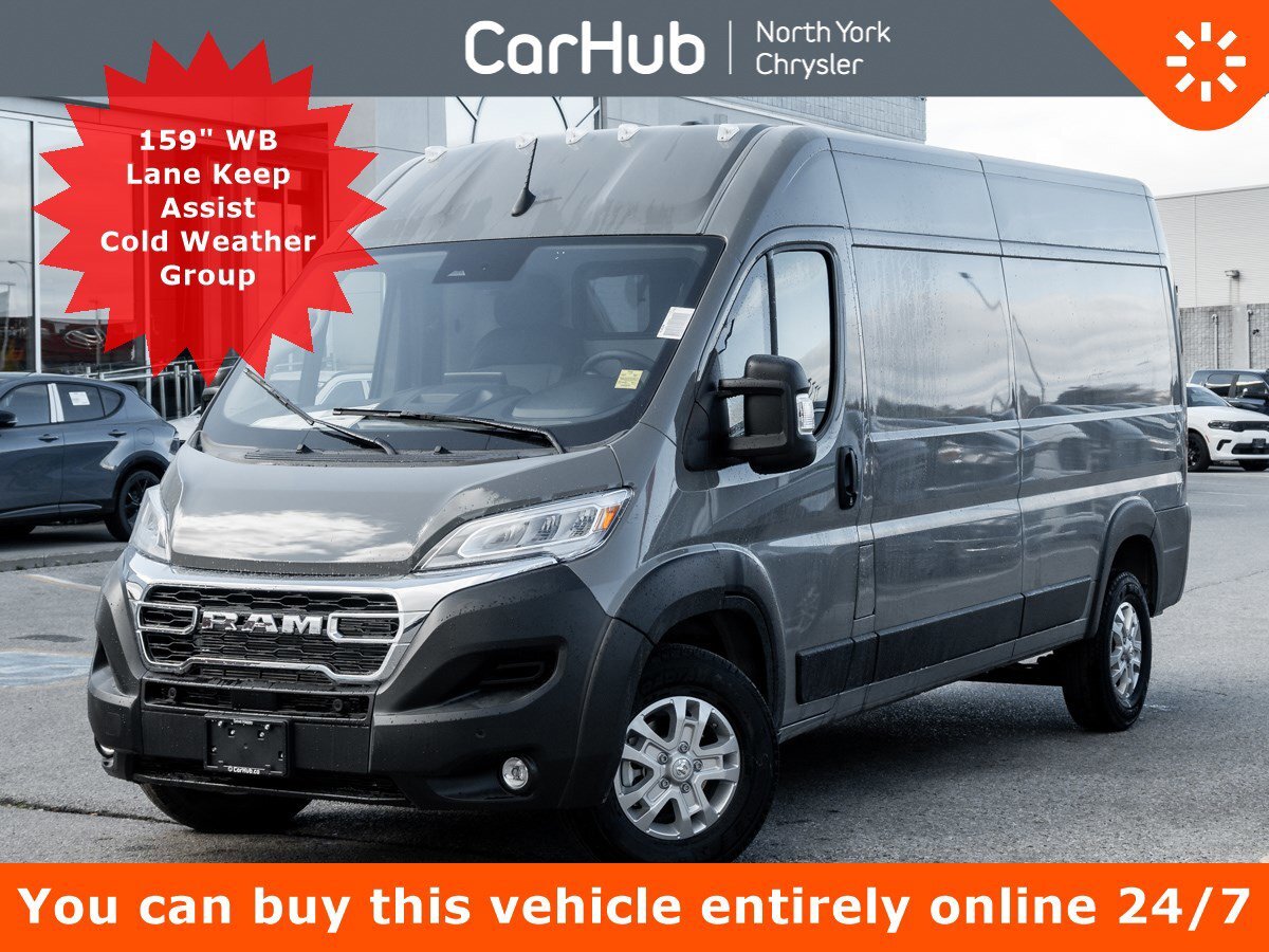 2025 Ram ProMaster Cargo Van 3500 High Roof 159 WB Cold Weather Group Lane Keep