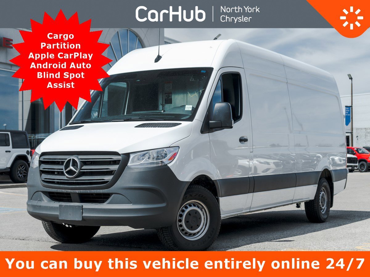 2023 Mercedes-Benz Sprinter Cargo Van 2500 High Roof I4 Gas 170 Cargo Partition