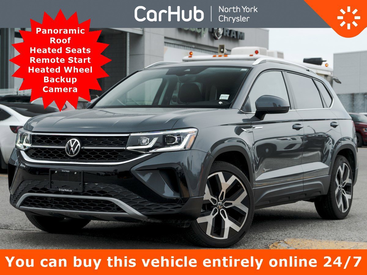 2022 Volkswagen Taos Highline Panoroof Heated Seats Remote Start Heated