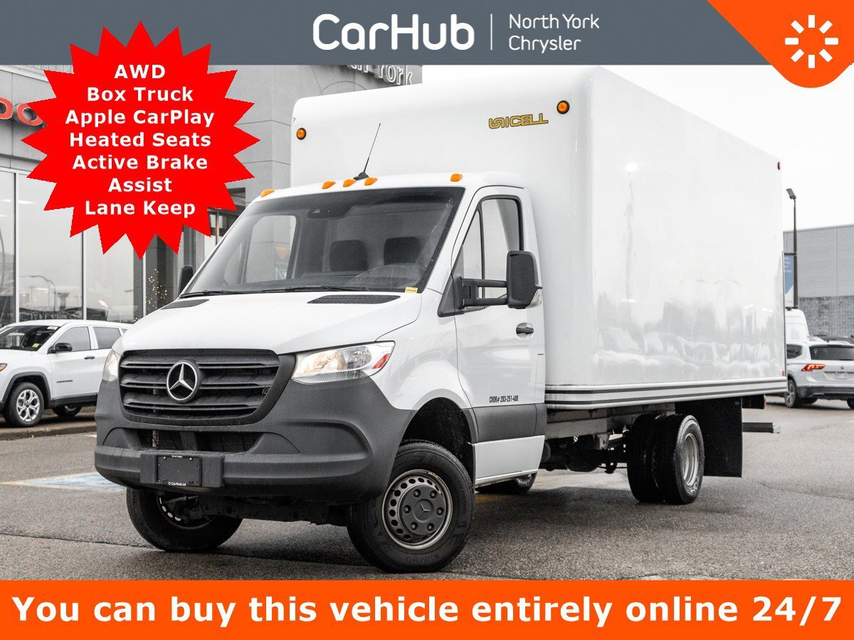 2023 Mercedes-Benz Sprinter Cab Chassis 3500XD 170'' AWD Box Truck Apple CarPlay
