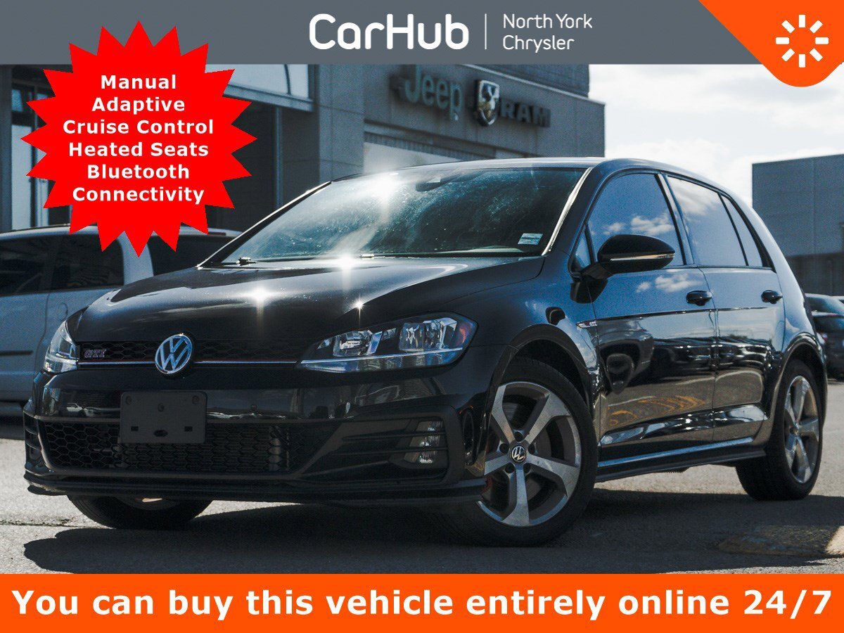2019 Volkswagen Golf GTI Manual Adaptive Cruise Control Heated Seats Blueto