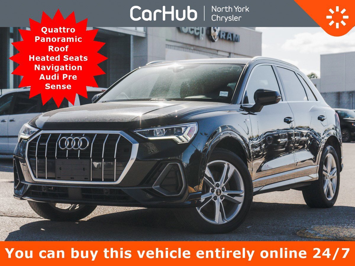 2021 Audi Q3 Progressiv Quattro Panoramic Roof Heated Seats Nav