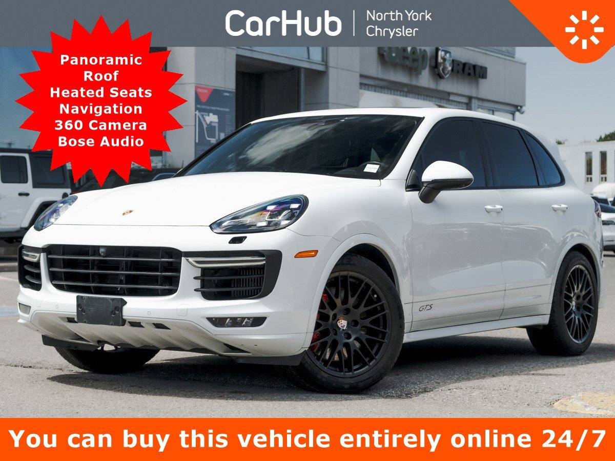 2017 Porsche Cayenne GTS AWD Panoroof Heated Seats Navi 360 Cam Bose Au