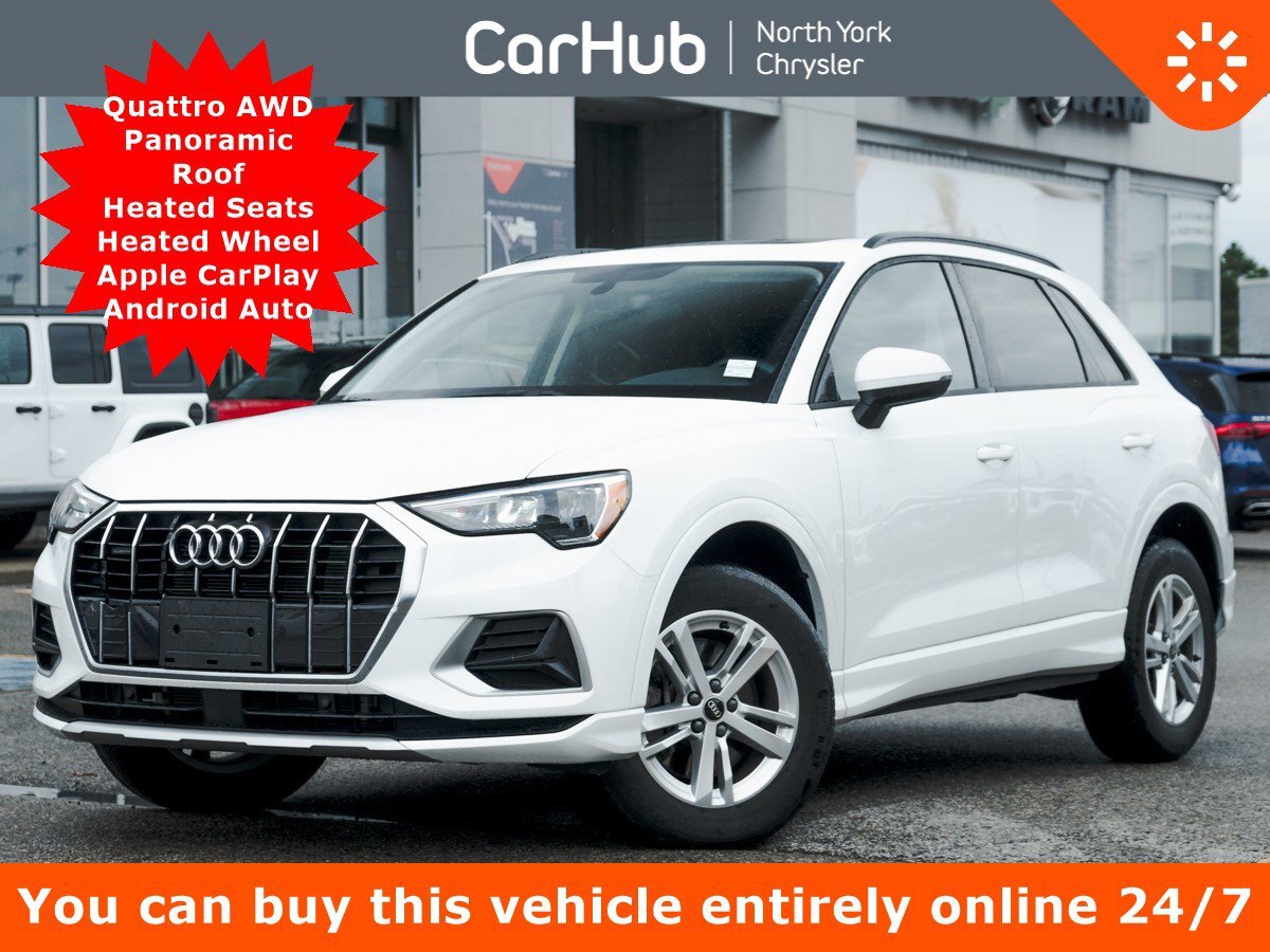 2022 Audi Q3 Komfort Quattro Panoroof Heated Seats Heated Wheel