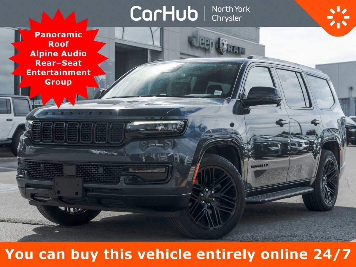 2023 Jeep Wagoneer Series II Carbide Panoroof Alpine Audio  Rear–Seat
