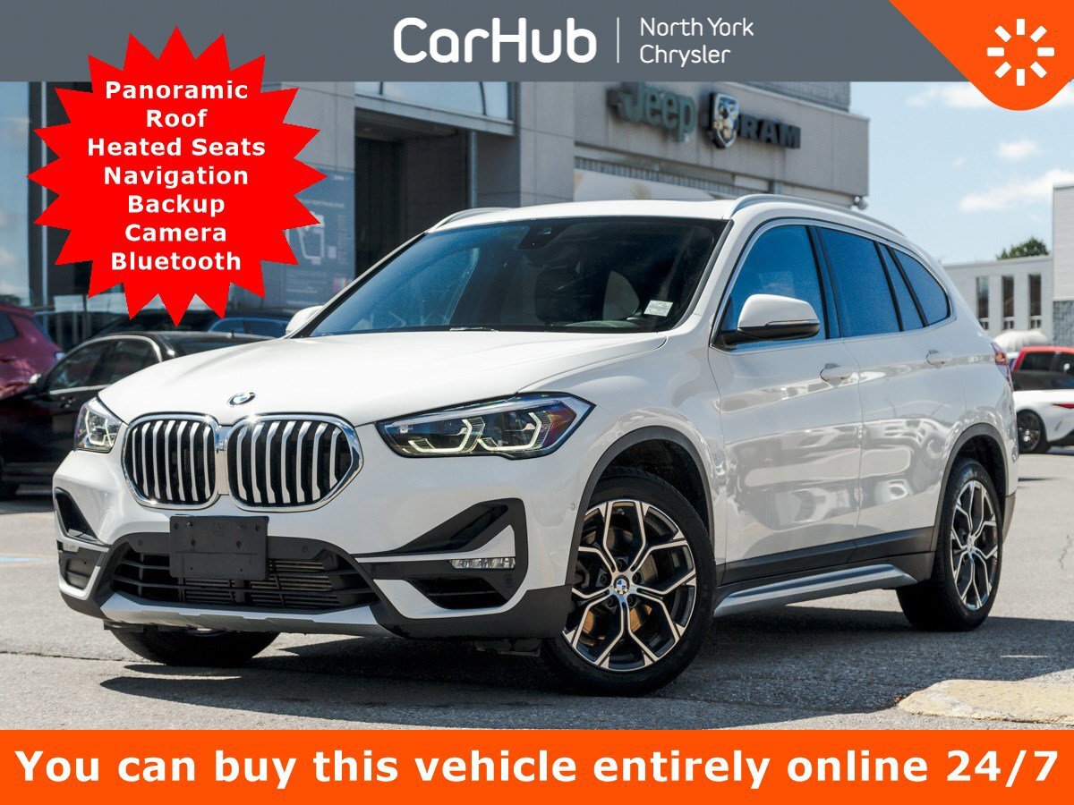 2022 BMW X1 xDrive28i Panoroof Heated Seats Navi Backup Cam Bl