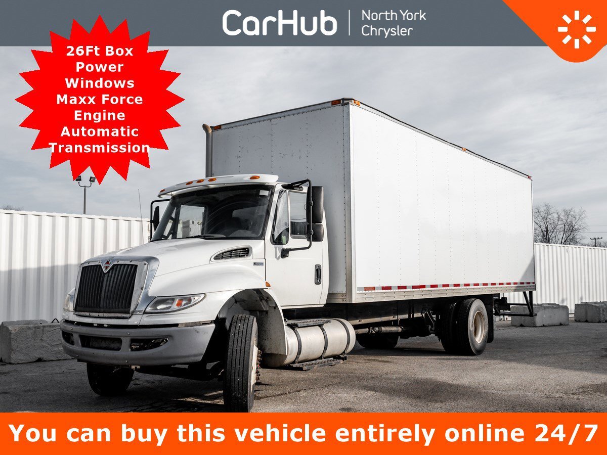 2015 International 4300 26Ft Box Power Windows Maxx Force Engine Automatic