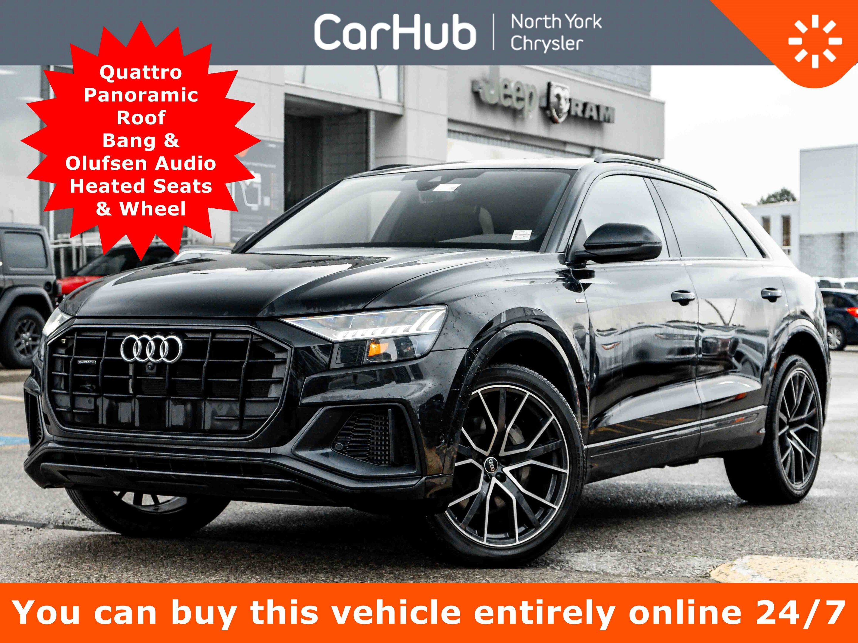 2023 Audi Q8 Progressiv Quattro Panoroof Bang & Olufsen Heated 