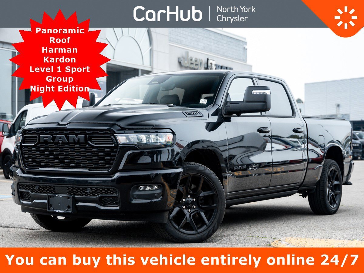 2025 Ram 1500 Sport Panoroof Harman Kardon Level 1 Sport Group N