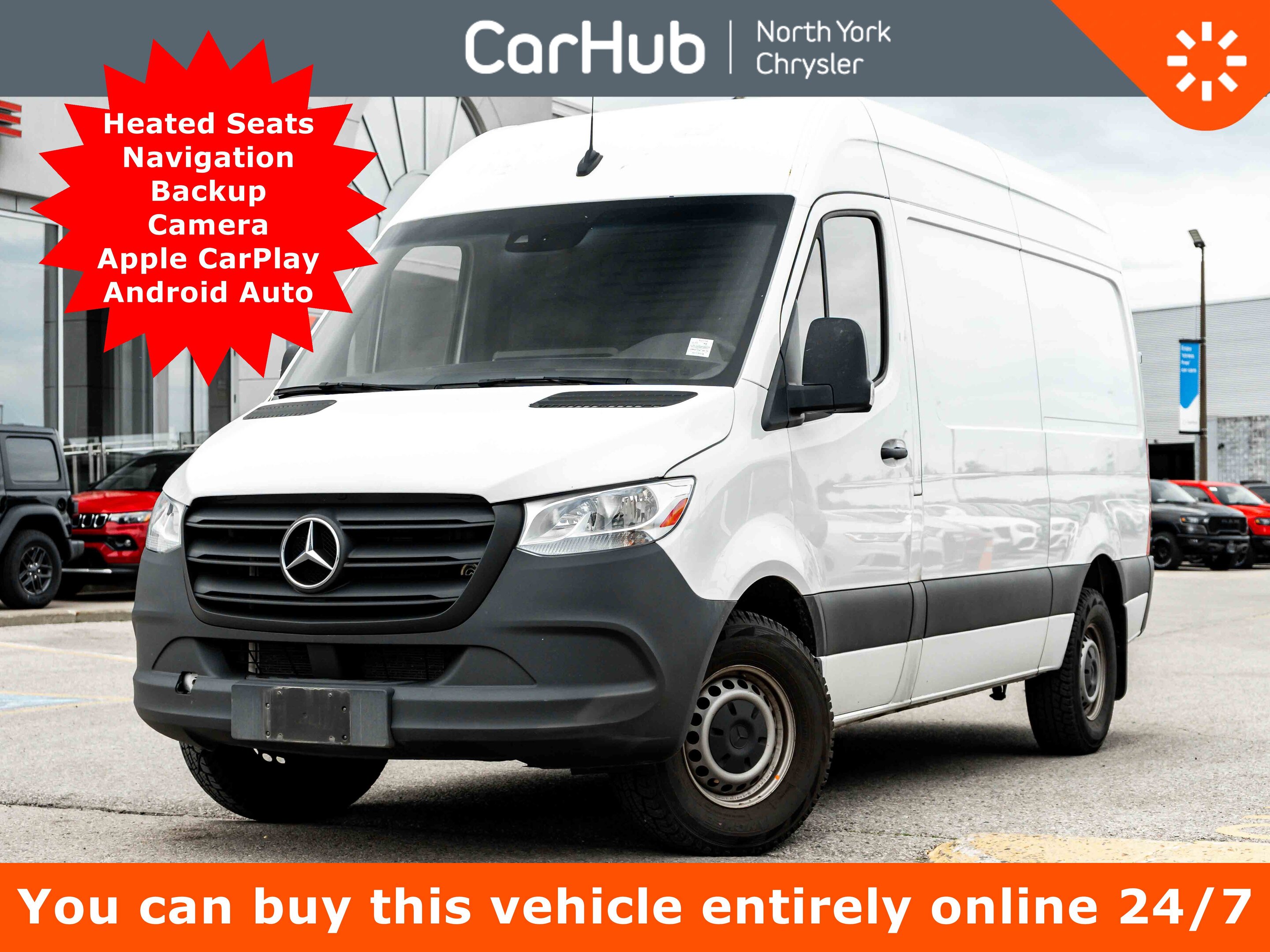 2023 Mercedes-Benz Sprinter Cargo Van 2500 Hgh Roof I4 Diesel 144''  Navi