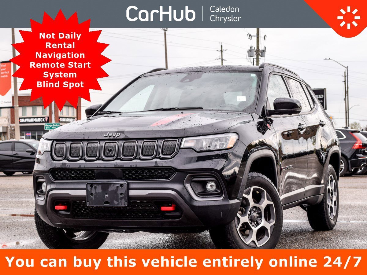 2022 Jeep Compass Trailhawk 4x4 Pano Sunroof 10.25Display 360 Camera