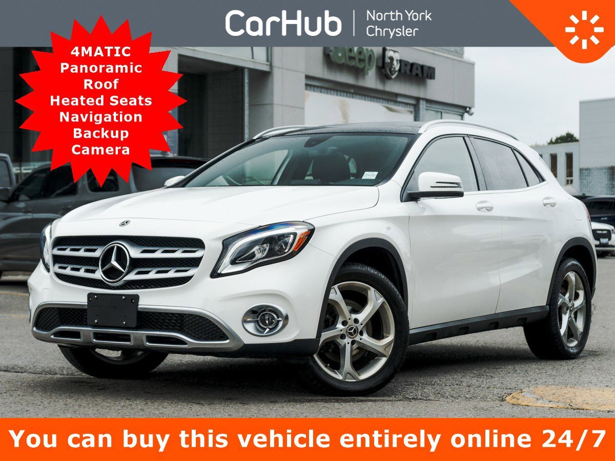 2018 Mercedes-Benz GLA 250 4MATIC Panoroof Heated Seats Navi Backup Cam