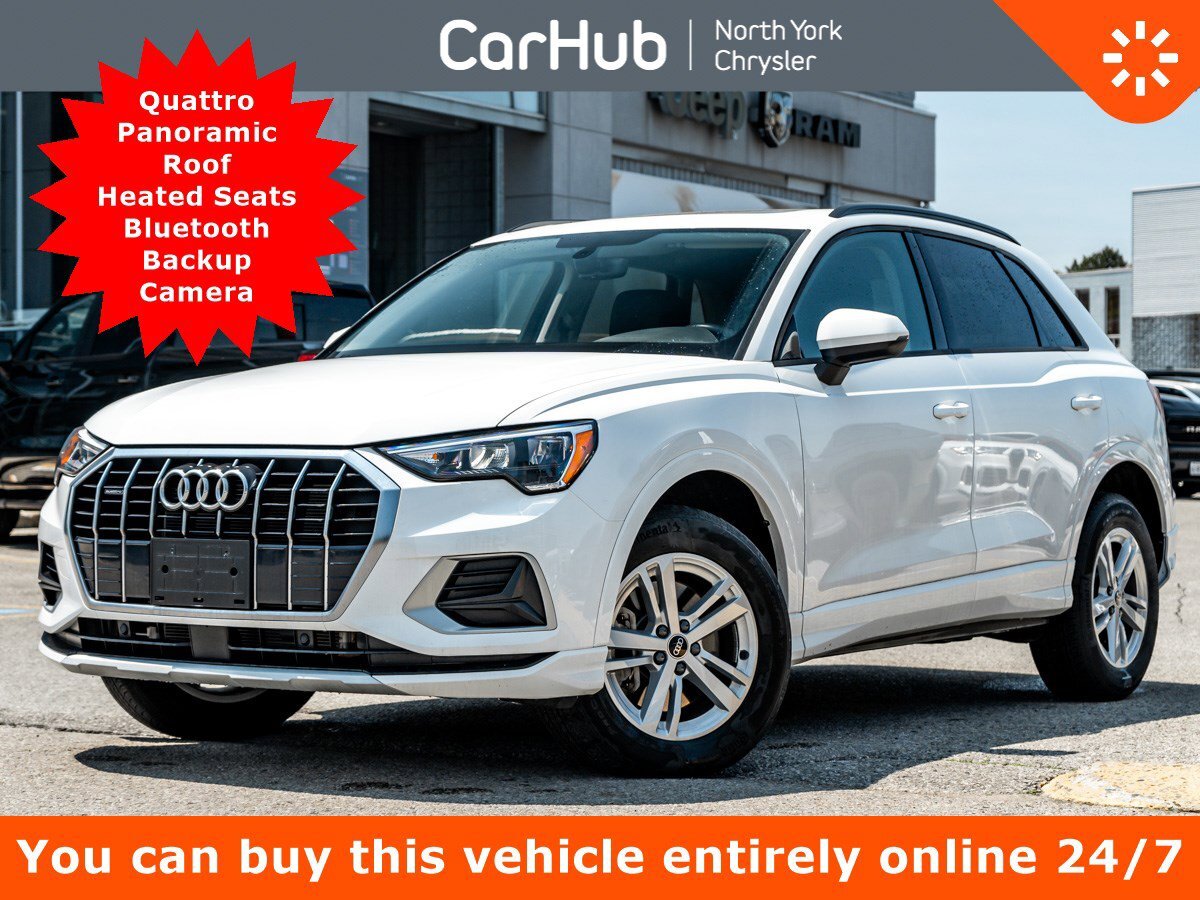 2022 Audi Q3 Komfort Quattro Panoroof Heated Seats Bluetooth Ba
