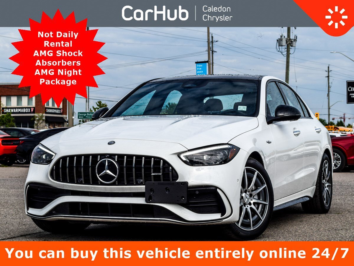2024 Mercedes-Benz C-Class AMG C 43 4MATIC Only 377Km Pano Sunroof