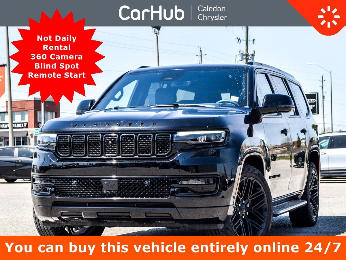 2024 Jeep Wagoneer Series II Carbide 7Seater Pano sunroof DVD 22Alloy
