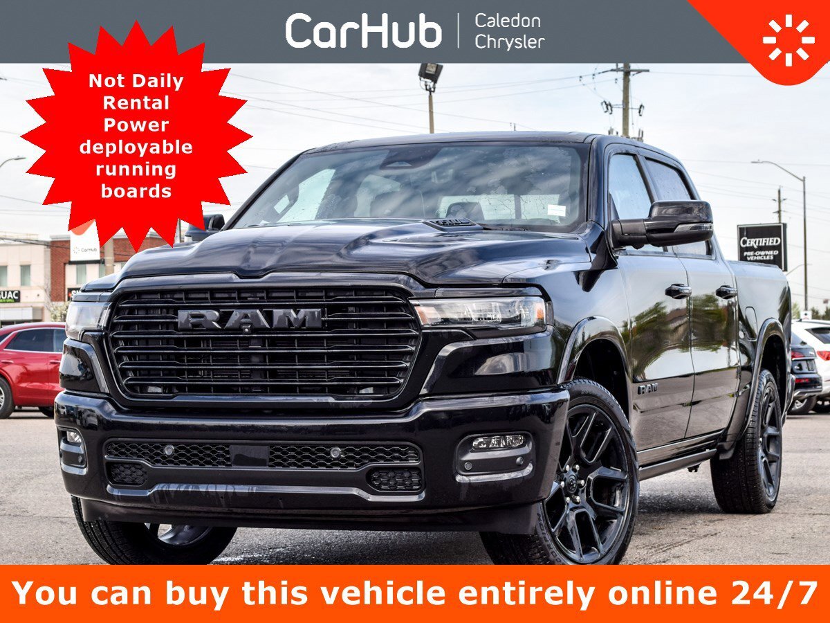 2025 Ram 1500 Laramie 4x4 Crew Cab 5'7 Box Night Edition Pano Su