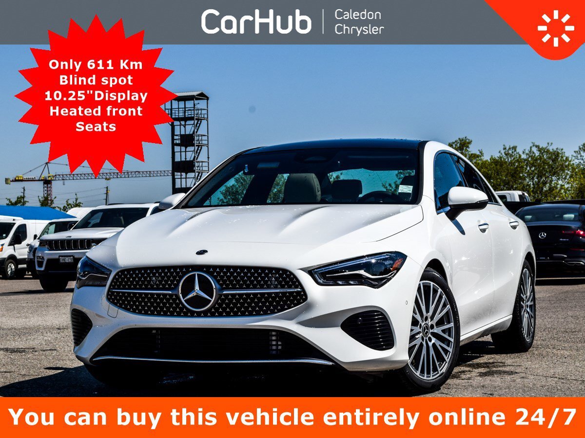 2025 Mercedes-Benz CLA CLA 250 4Matic Only 611 Km Pano Sunroof 18Alloy