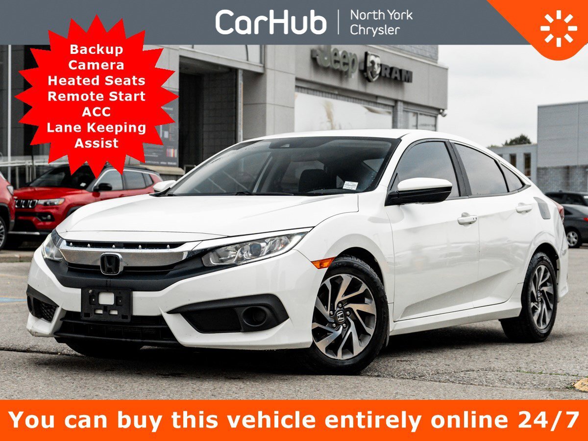 2018 Honda Civic Sedan SE CVT Backup Cam Heated Seats Remote Start ACC La