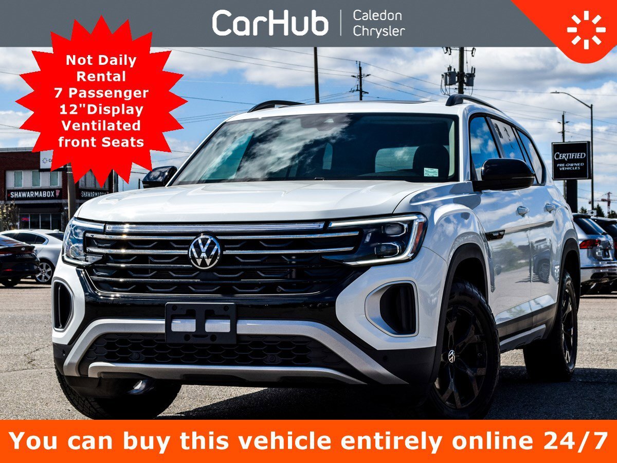 2024 Volkswagen Atlas Peak Edition AWD 7Seater Pano Sunroof R-Start