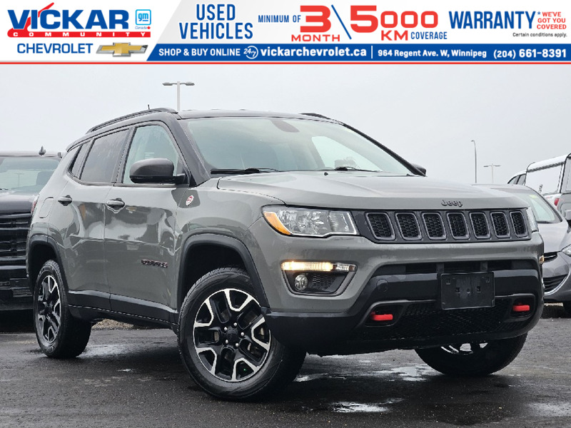 2019 Jeep Compass Trailhawk | Leather | Navigation | Heated Seats
