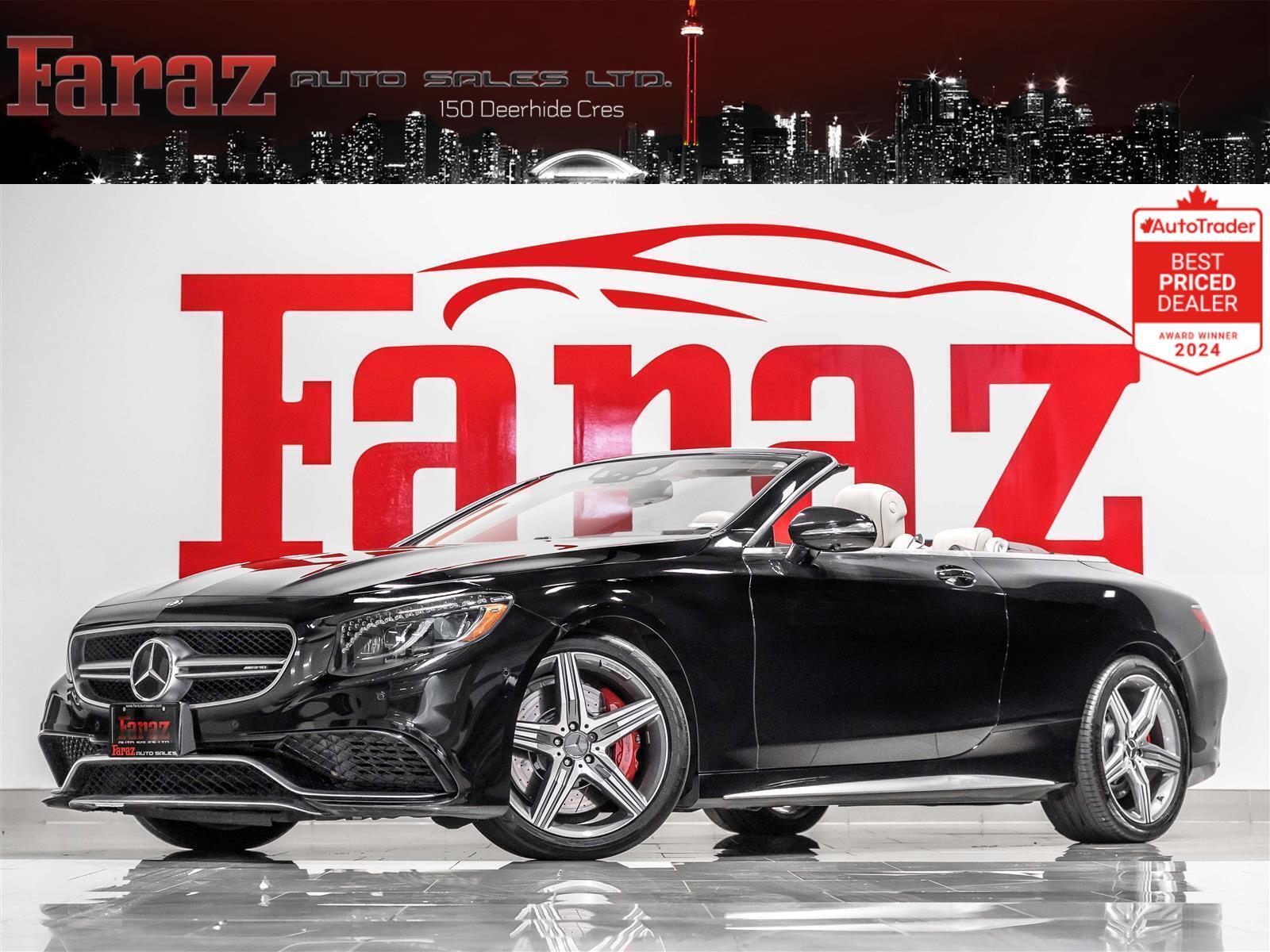 2017 Mercedes-Benz S63 AMG S 63|CONVERTIBLE|DISTRONIC|NIGHT VISION|MASSAG