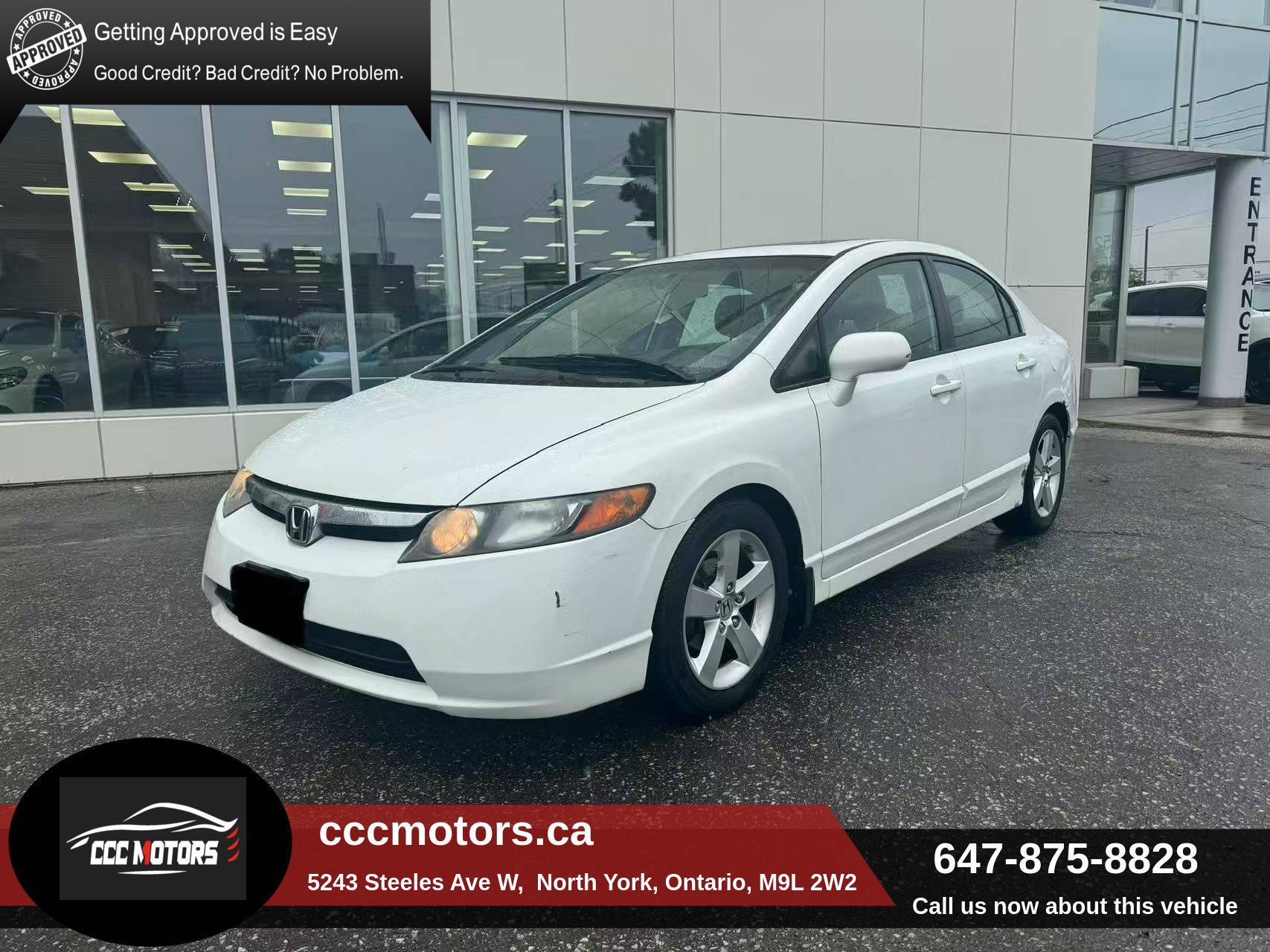 2008 Honda Civic 4dr Auto LX AS-IS