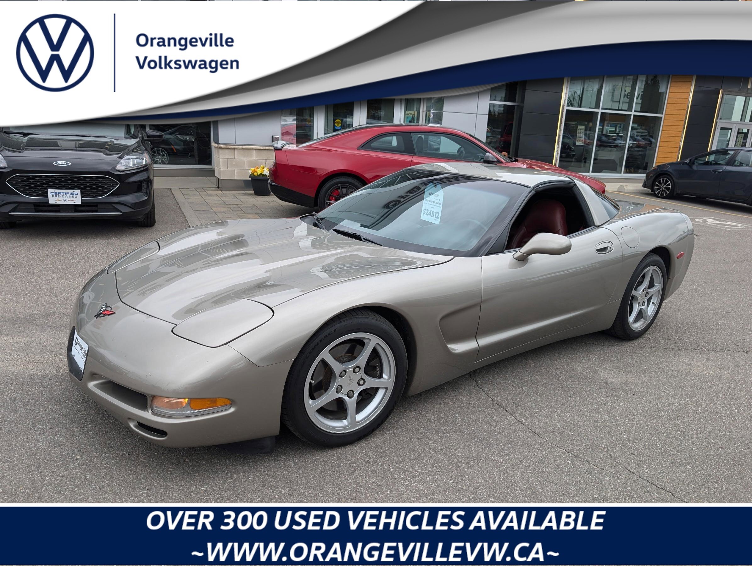 1998 Chevrolet Corvette COUPE, LS1, MANUAL, LEATHER, GOOD KMS!