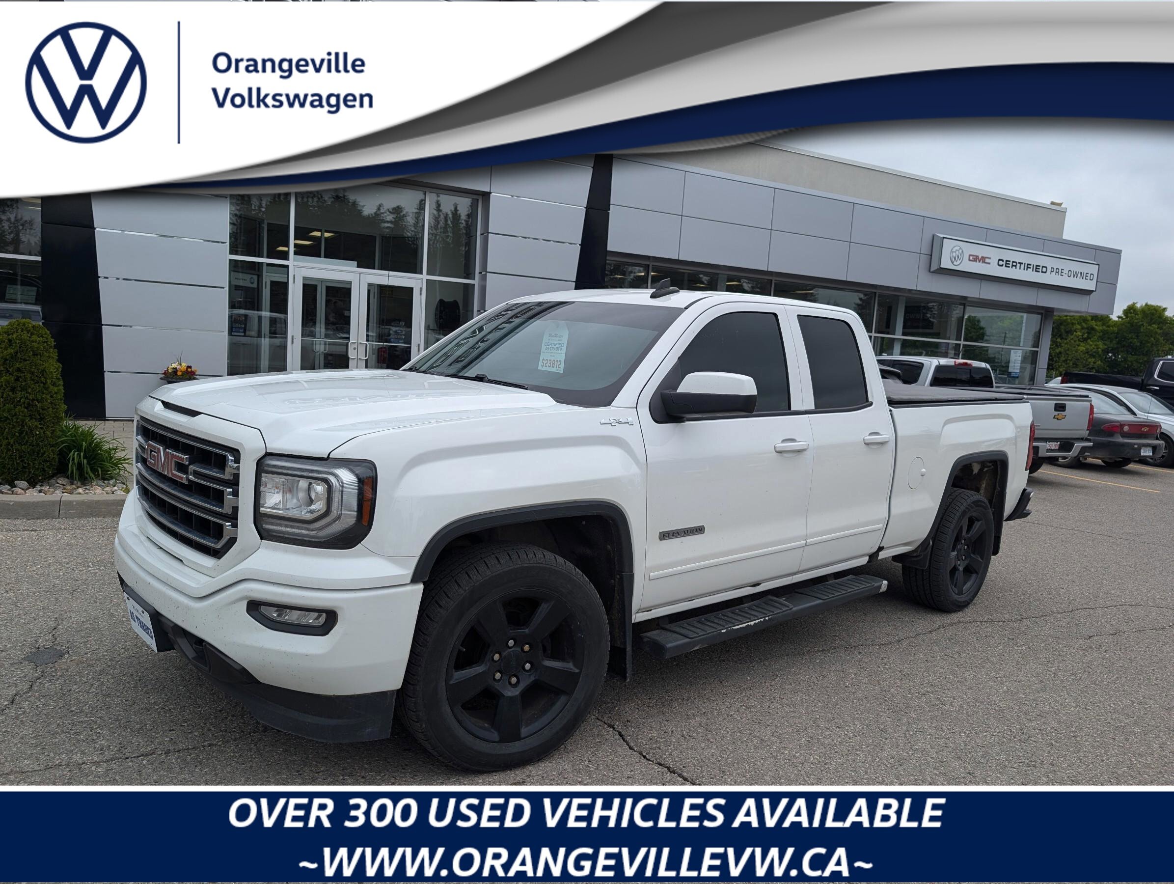 2016 GMC Sierra 1500 ELEVATION, DOUBLE, 5.3L, 4X4, ALLOYS, CERTIFIED!