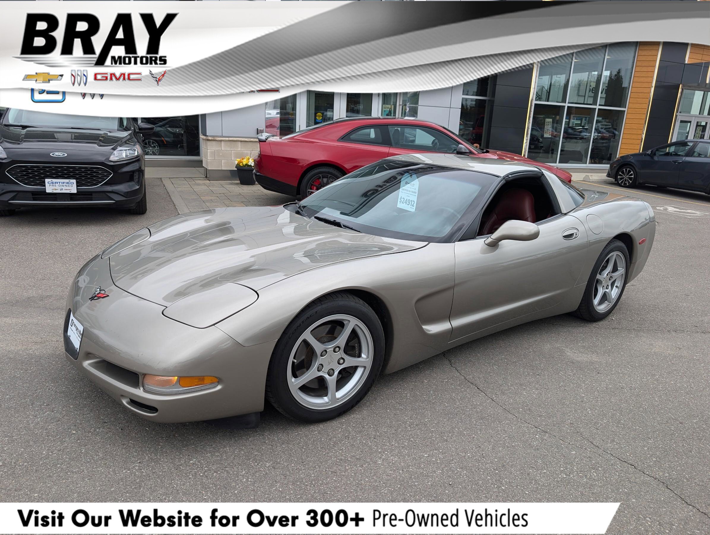 1998 Chevrolet Corvette COUPE, LS1, MANUAL, LEATHER, GOOD KMS!