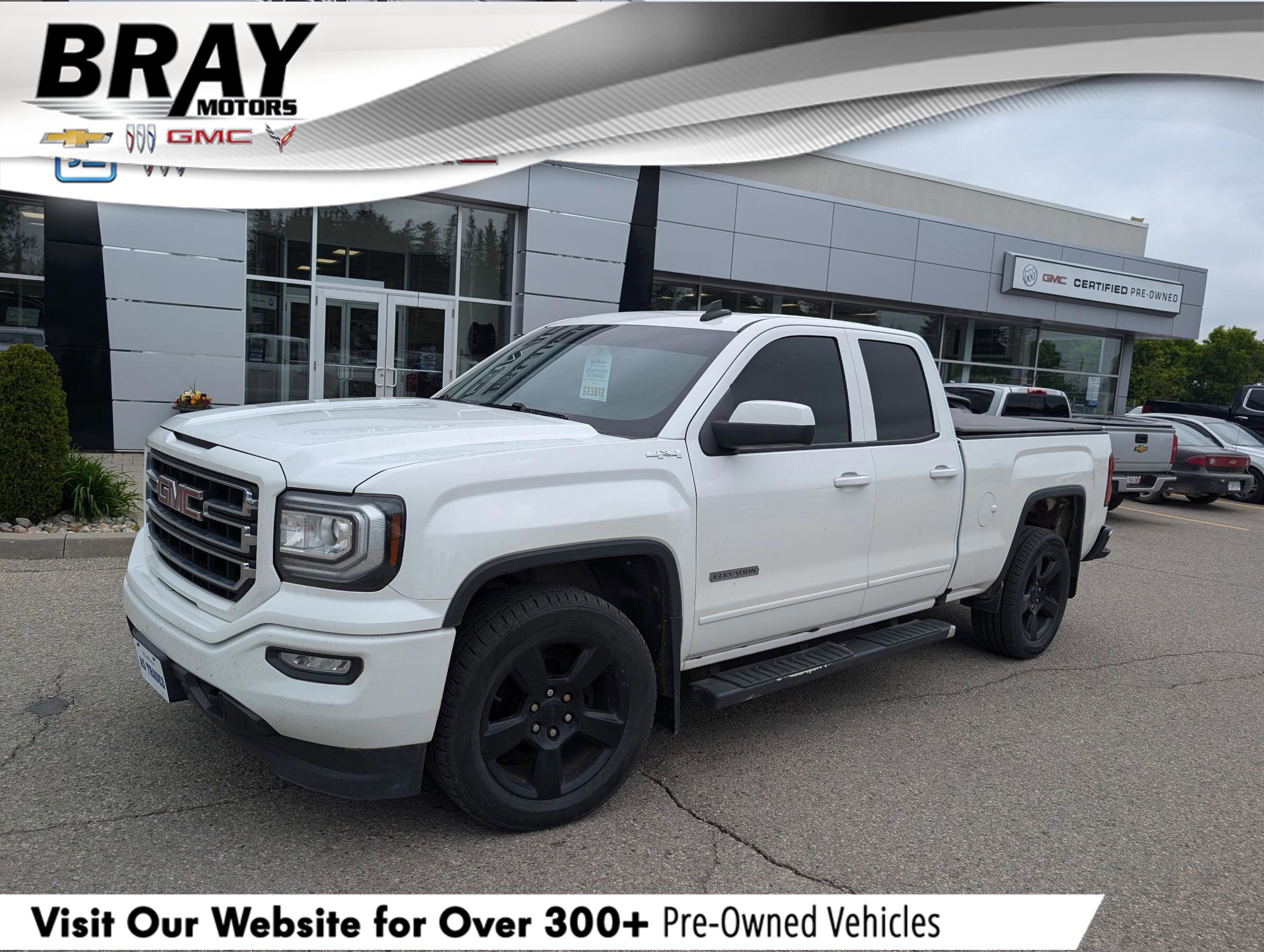 2016 GMC Sierra 1500 ELEVATION, DOUBLE, 5.3L, 4X4, ALLOYS, CERTIFIED!