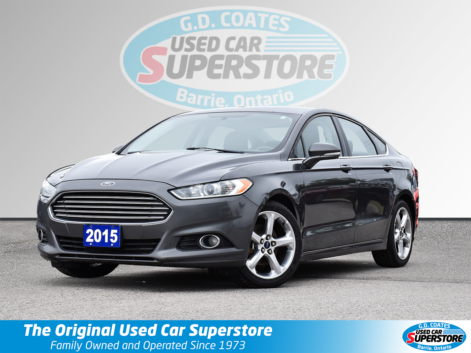 2015 Ford Fusion SE ~Heated ~Alloy wheels ~A/C ~Backup Cam