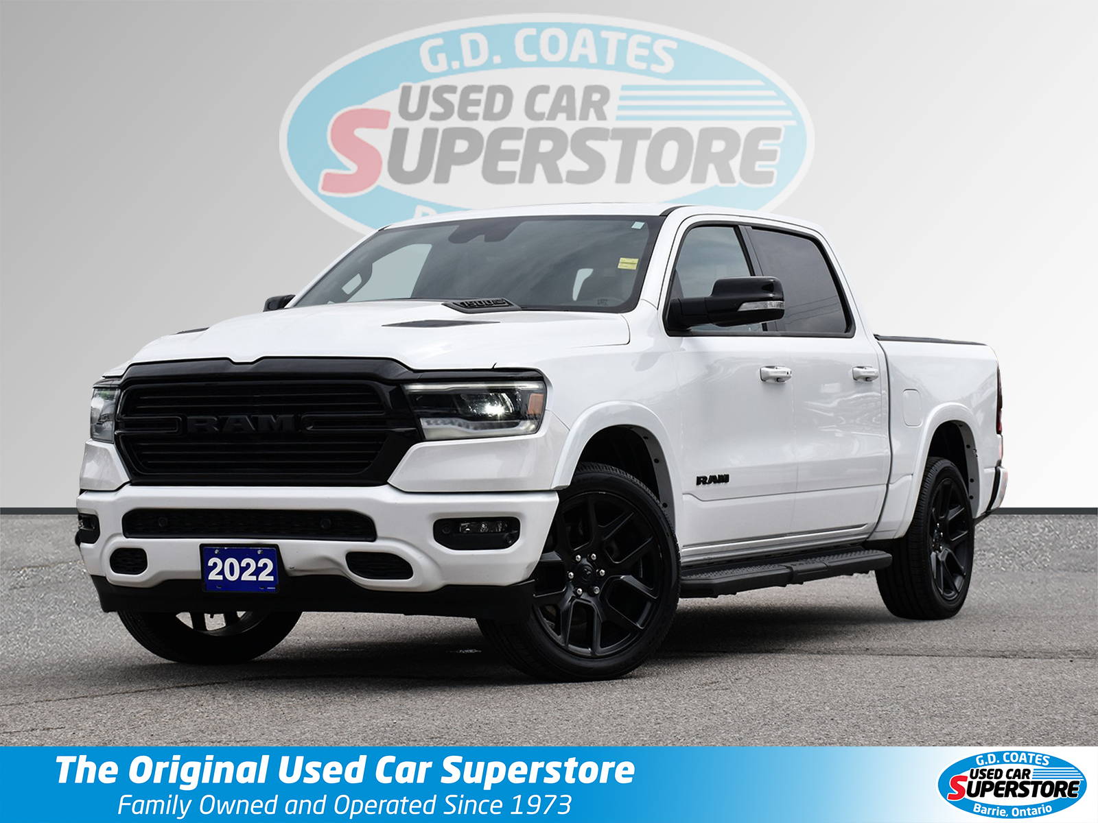 2022 Ram 1500 Laramie Crew Cab 4x4 ~Nav ~Leather ~Harman/Kardon