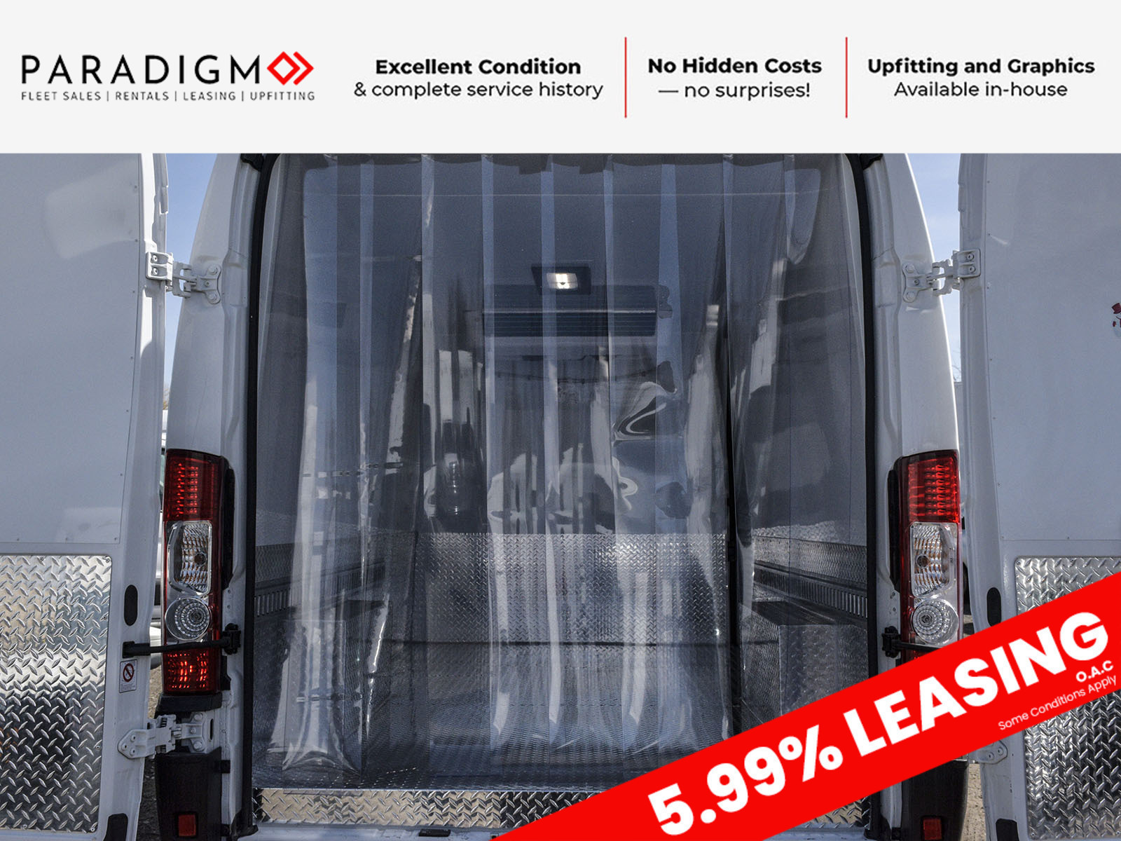 2024 Dodge Promaster Cargo Van LOW TEMP 3500 HR Ext. 159 WB. WORK READY REEFER!
