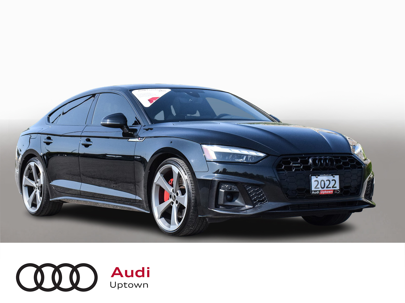 2022 Audi A5 Sportback Progressiv 45 TFSI W/BLACK EDITION/20" ALLOYS