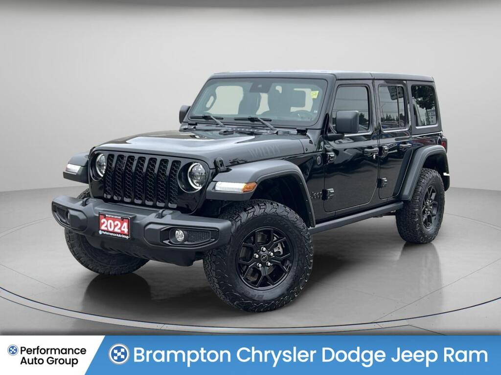 2024 Jeep Wrangler Willys 4 Door 4x4*Heated Seats*Adaptive Cruise*