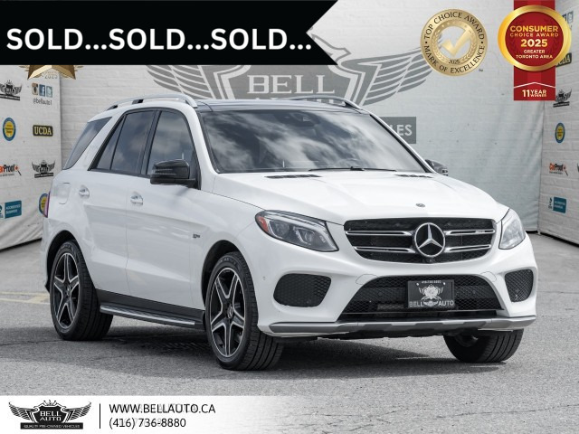 2018 Mercedes-Benz GLE AMG GLE 43, AWD, PANO, BACKUPCAM, B.SPOT, LEATHER,